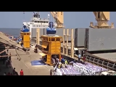 可動装置のコンテナに詰められたパッキング機械